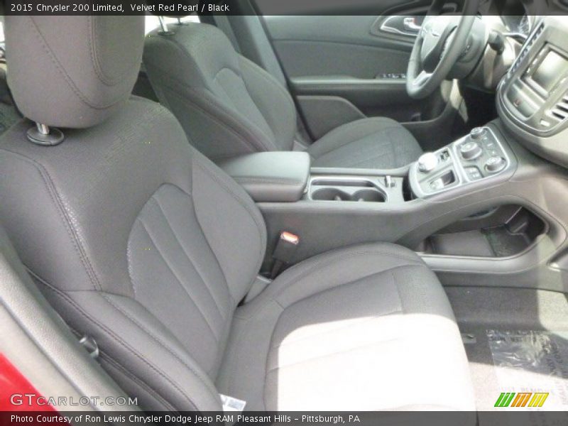 Velvet Red Pearl / Black 2015 Chrysler 200 Limited