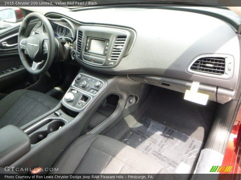Velvet Red Pearl / Black 2015 Chrysler 200 Limited