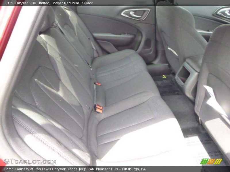 Velvet Red Pearl / Black 2015 Chrysler 200 Limited