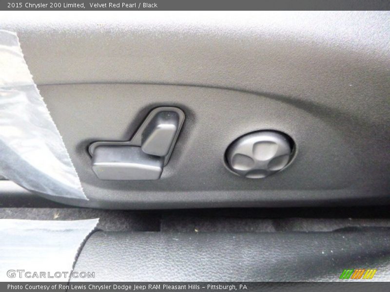 Velvet Red Pearl / Black 2015 Chrysler 200 Limited