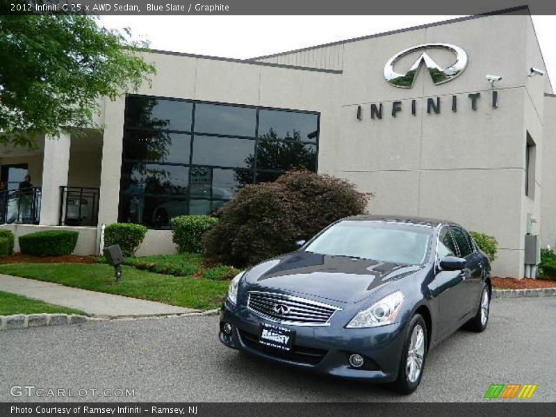 Blue Slate / Graphite 2012 Infiniti G 25 x AWD Sedan