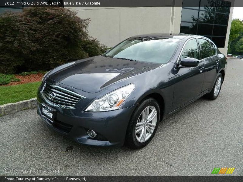 Blue Slate / Graphite 2012 Infiniti G 25 x AWD Sedan