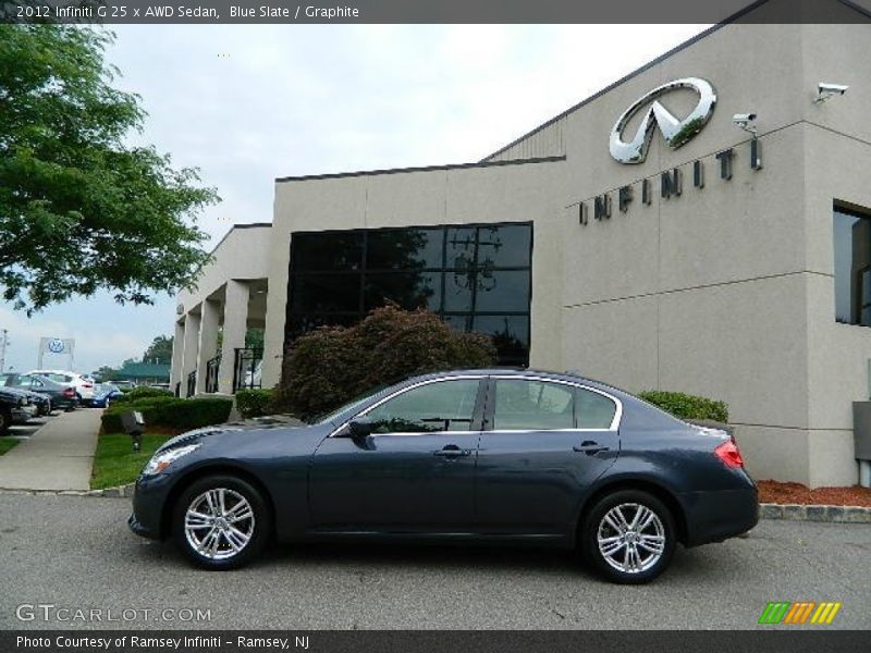 Blue Slate / Graphite 2012 Infiniti G 25 x AWD Sedan