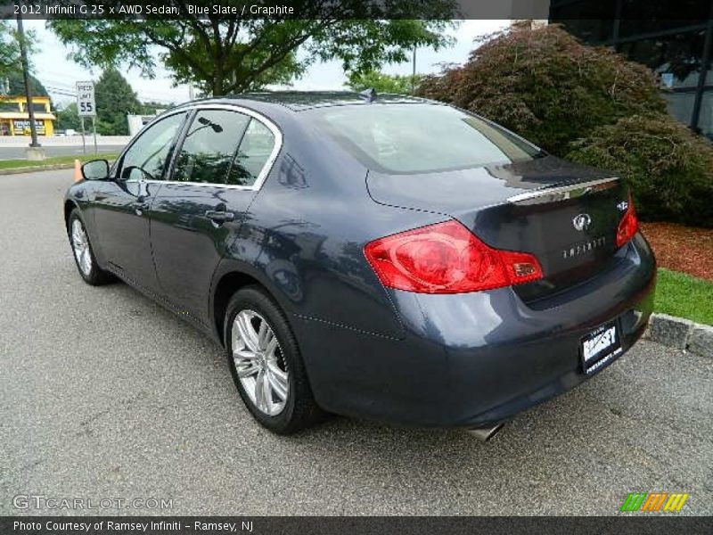 Blue Slate / Graphite 2012 Infiniti G 25 x AWD Sedan