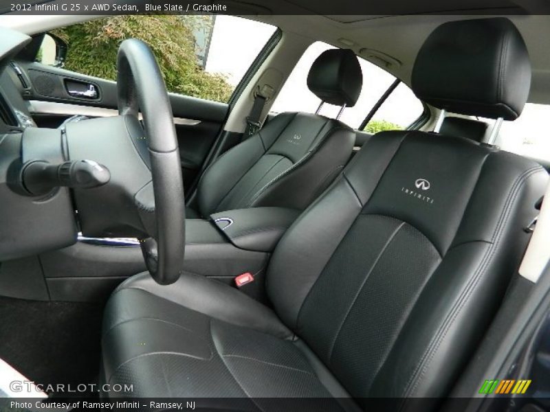 Front Seat of 2012 G 25 x AWD Sedan
