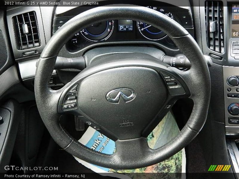 Blue Slate / Graphite 2012 Infiniti G 25 x AWD Sedan