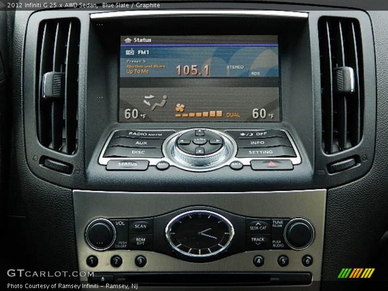 Blue Slate / Graphite 2012 Infiniti G 25 x AWD Sedan