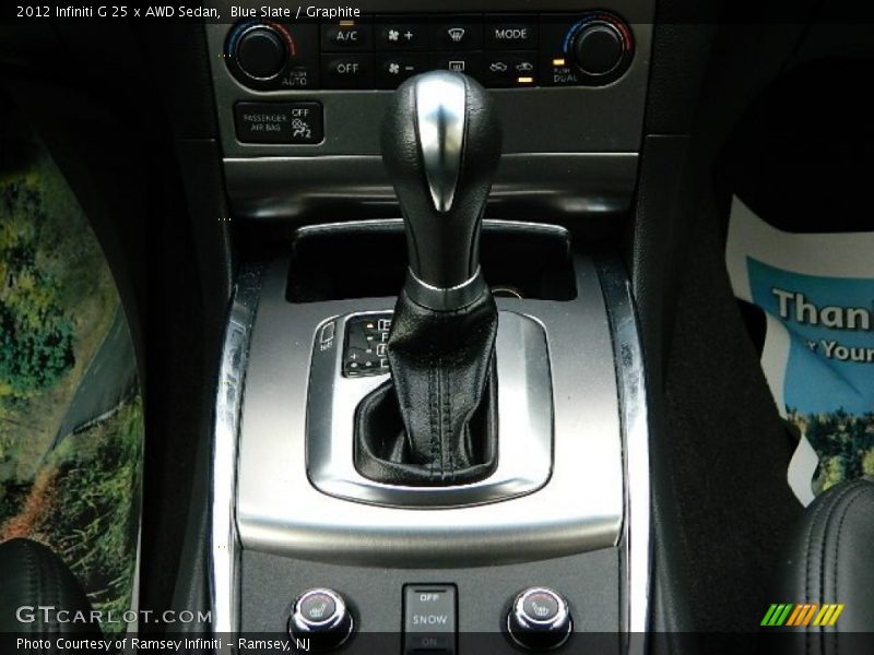 Blue Slate / Graphite 2012 Infiniti G 25 x AWD Sedan