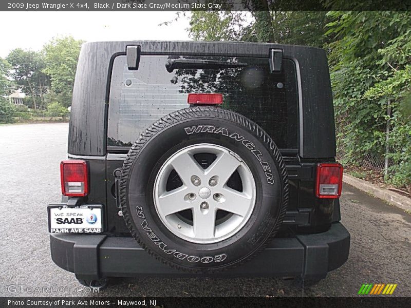 Black / Dark Slate Gray/Medium Slate Gray 2009 Jeep Wrangler X 4x4