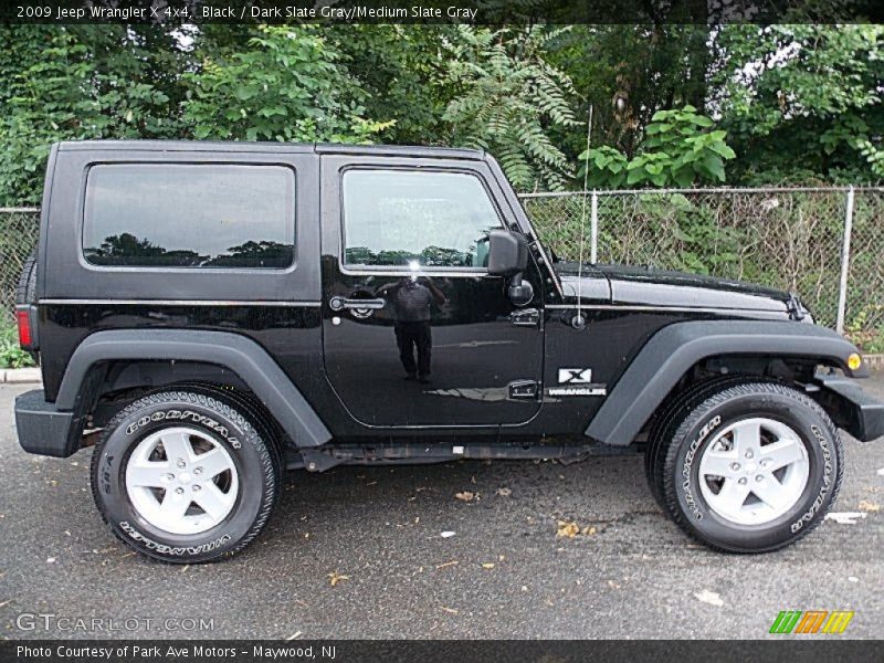 Black / Dark Slate Gray/Medium Slate Gray 2009 Jeep Wrangler X 4x4