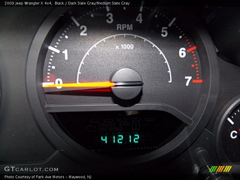 Black / Dark Slate Gray/Medium Slate Gray 2009 Jeep Wrangler X 4x4