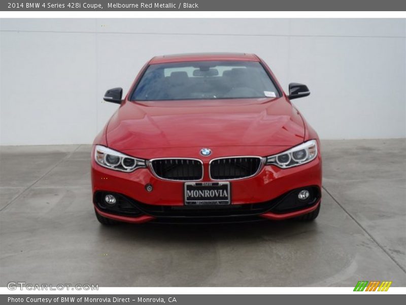 Melbourne Red Metallic / Black 2014 BMW 4 Series 428i Coupe
