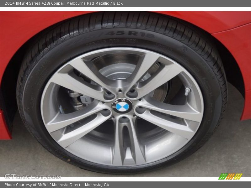 Melbourne Red Metallic / Black 2014 BMW 4 Series 428i Coupe