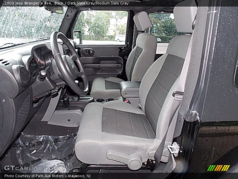 Black / Dark Slate Gray/Medium Slate Gray 2009 Jeep Wrangler X 4x4