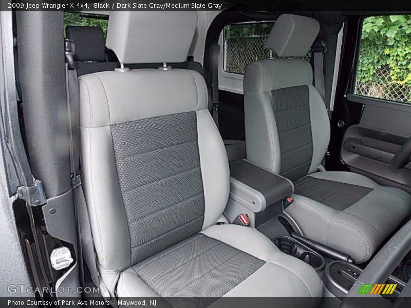 Black / Dark Slate Gray/Medium Slate Gray 2009 Jeep Wrangler X 4x4