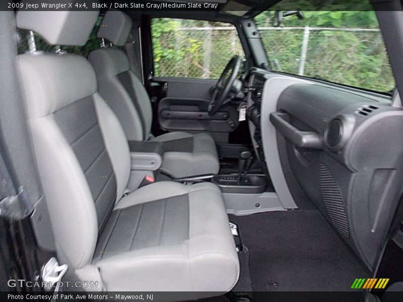 Black / Dark Slate Gray/Medium Slate Gray 2009 Jeep Wrangler X 4x4