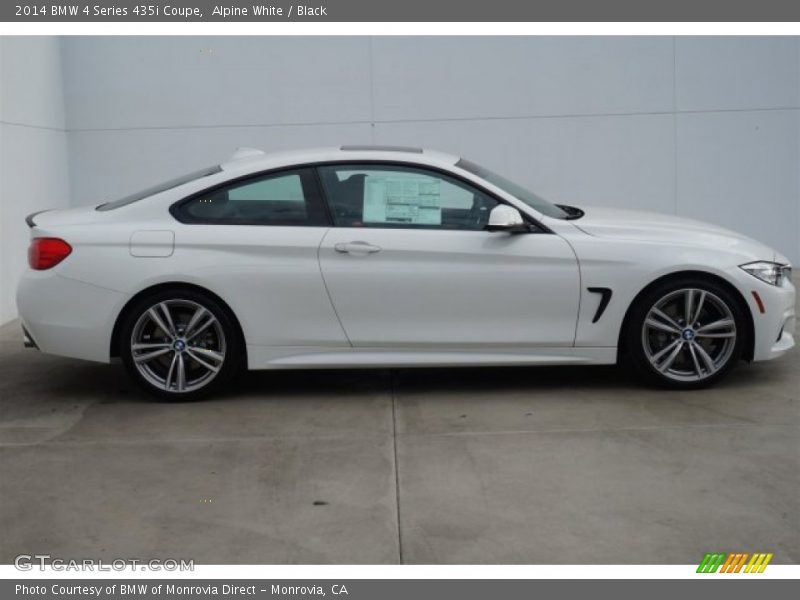 Alpine White / Black 2014 BMW 4 Series 435i Coupe