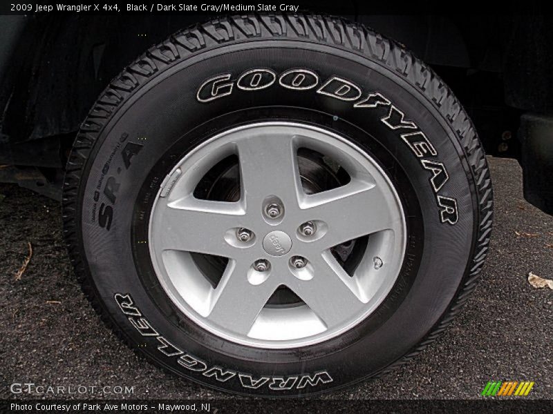 Black / Dark Slate Gray/Medium Slate Gray 2009 Jeep Wrangler X 4x4