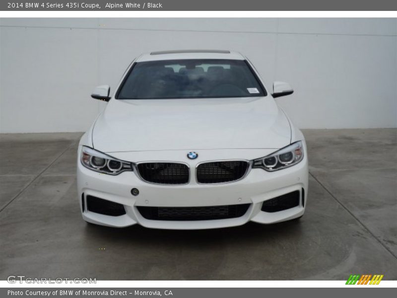 Alpine White / Black 2014 BMW 4 Series 435i Coupe