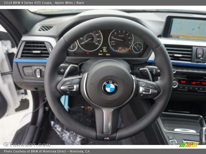 Alpine White / Black 2014 BMW 4 Series 435i Coupe