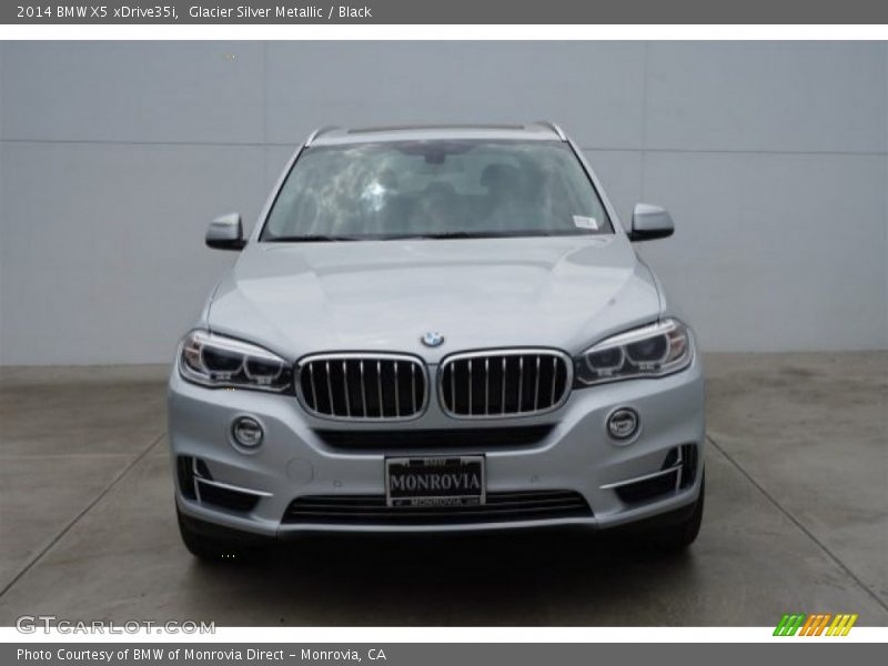 Glacier Silver Metallic / Black 2014 BMW X5 xDrive35i