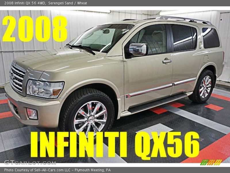 Serengeti Sand / Wheat 2008 Infiniti QX 56 4WD