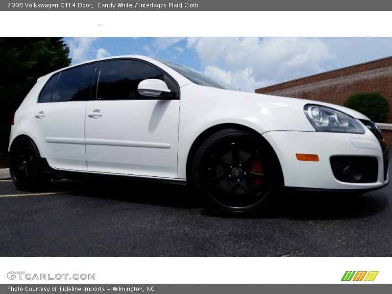 Candy White / Interlagos Plaid Cloth 2008 Volkswagen GTI 4 Door