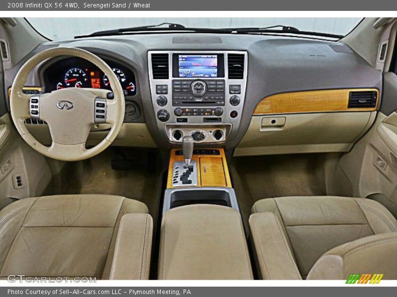  2008 QX 56 4WD Wheat Interior