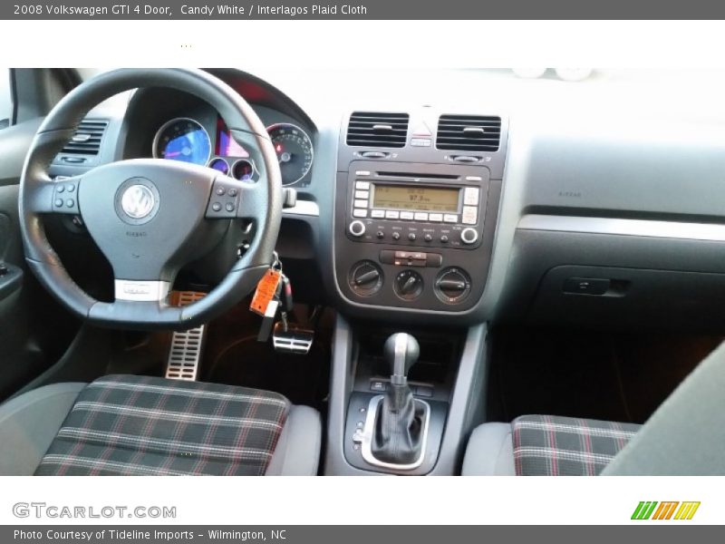 Candy White / Interlagos Plaid Cloth 2008 Volkswagen GTI 4 Door