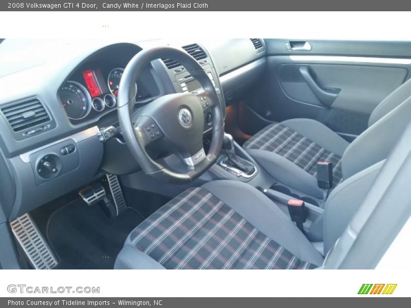 Candy White / Interlagos Plaid Cloth 2008 Volkswagen GTI 4 Door