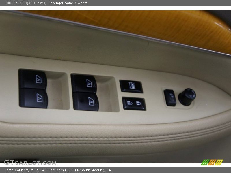 Controls of 2008 QX 56 4WD