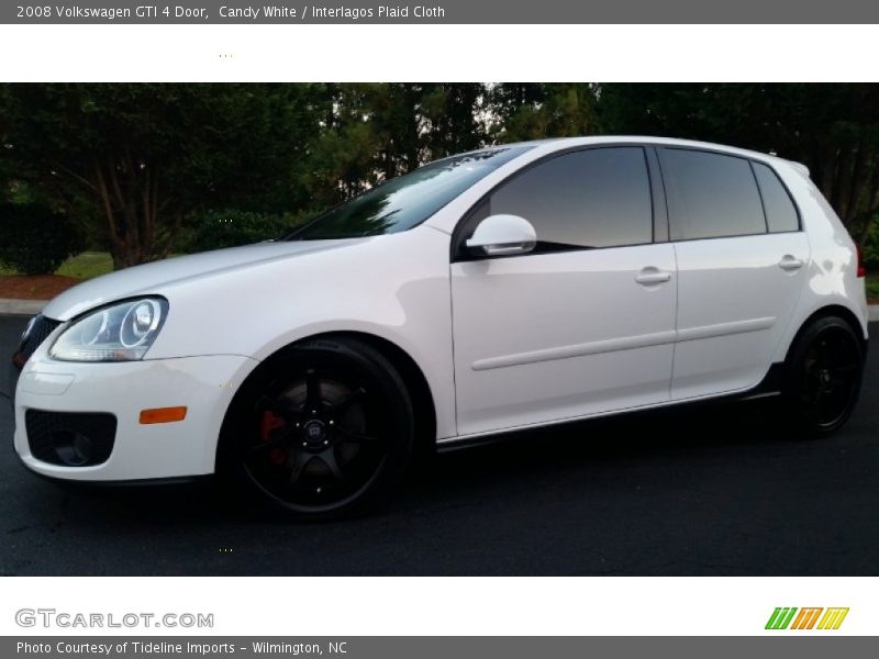 Candy White / Interlagos Plaid Cloth 2008 Volkswagen GTI 4 Door