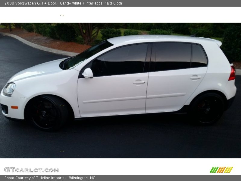 Candy White / Interlagos Plaid Cloth 2008 Volkswagen GTI 4 Door