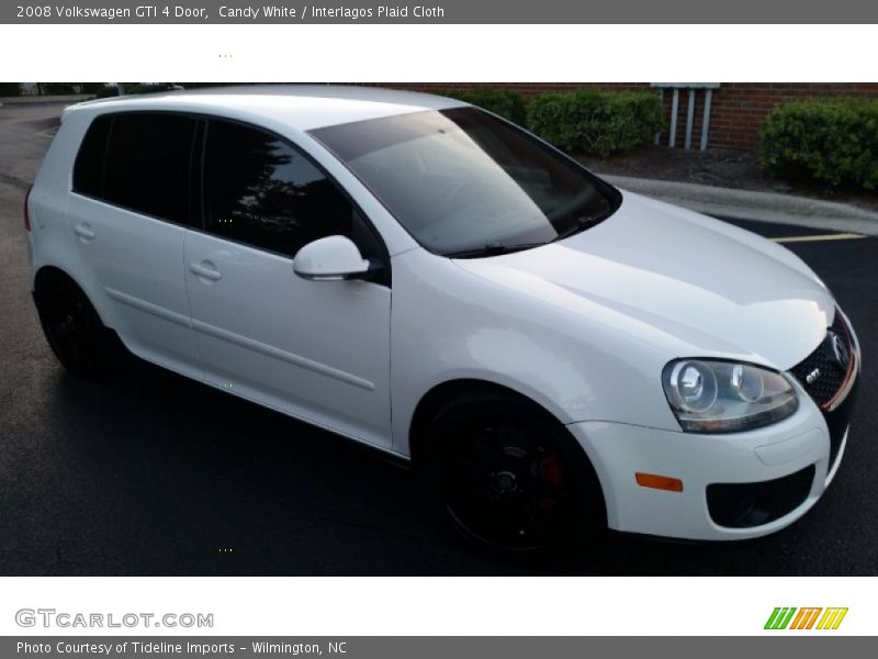 Candy White / Interlagos Plaid Cloth 2008 Volkswagen GTI 4 Door