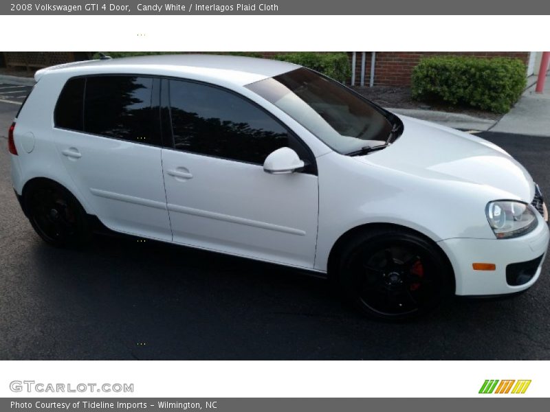 Candy White / Interlagos Plaid Cloth 2008 Volkswagen GTI 4 Door