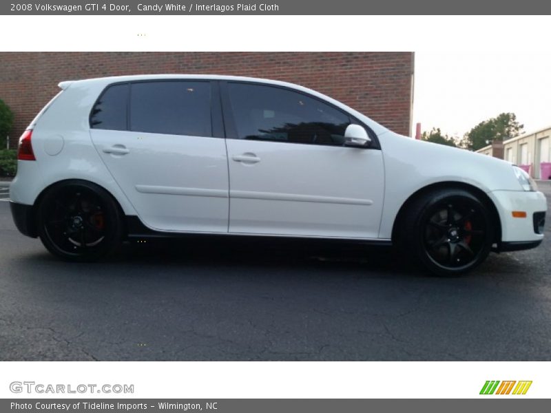 Candy White / Interlagos Plaid Cloth 2008 Volkswagen GTI 4 Door