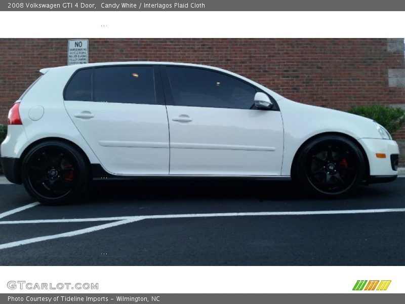 Candy White / Interlagos Plaid Cloth 2008 Volkswagen GTI 4 Door