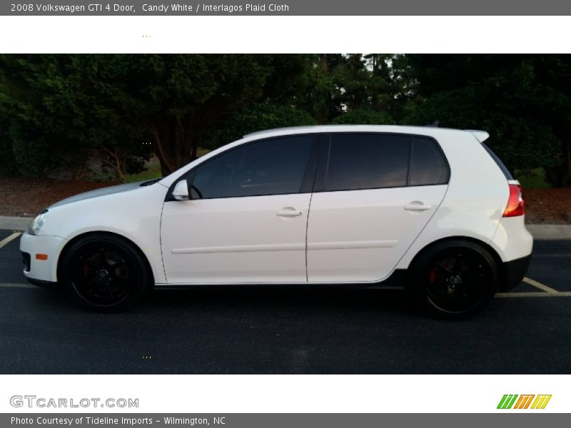 Candy White / Interlagos Plaid Cloth 2008 Volkswagen GTI 4 Door