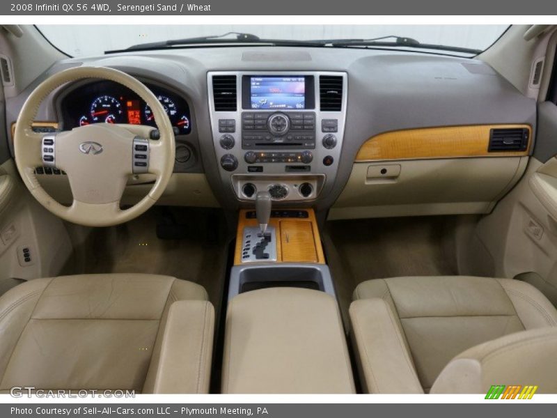  2008 QX 56 4WD Wheat Interior