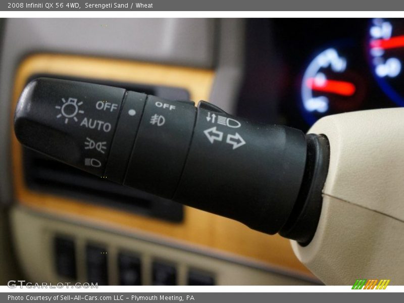 Controls of 2008 QX 56 4WD