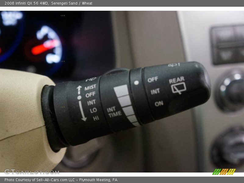 Controls of 2008 QX 56 4WD