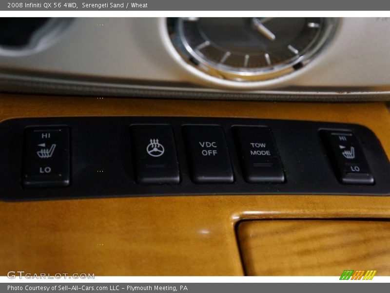 Controls of 2008 QX 56 4WD