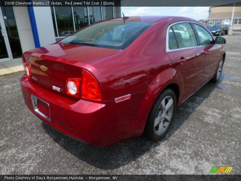 Red Jewel Tint Coat / Ebony 2008 Chevrolet Malibu LT Sedan