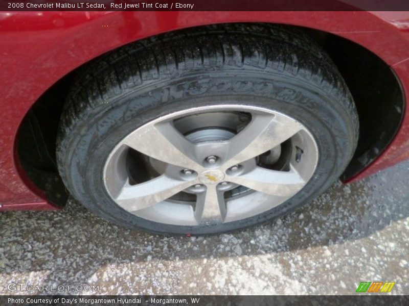 Red Jewel Tint Coat / Ebony 2008 Chevrolet Malibu LT Sedan