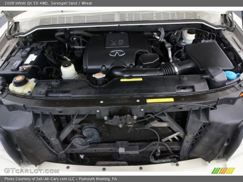  2008 QX 56 4WD Engine - 5.6 Liter DOHC 32-Valve V8