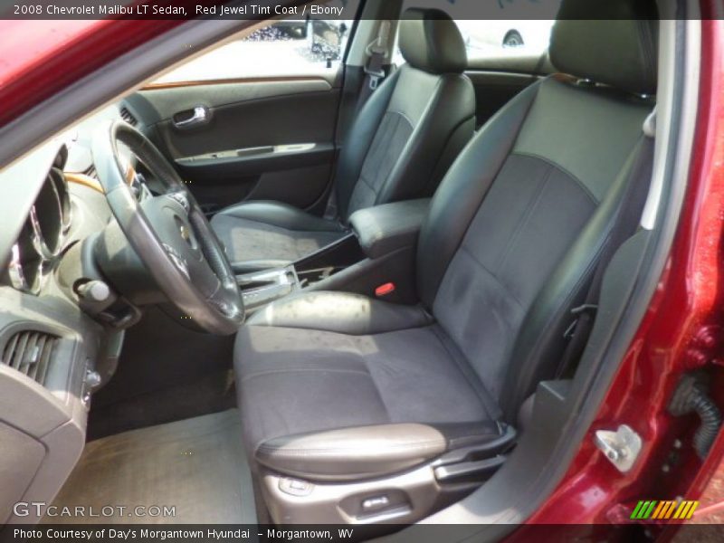 Red Jewel Tint Coat / Ebony 2008 Chevrolet Malibu LT Sedan