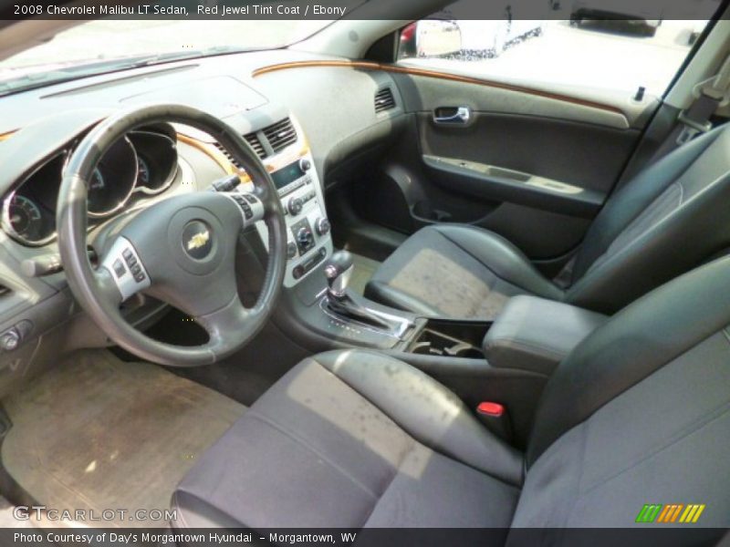 Red Jewel Tint Coat / Ebony 2008 Chevrolet Malibu LT Sedan
