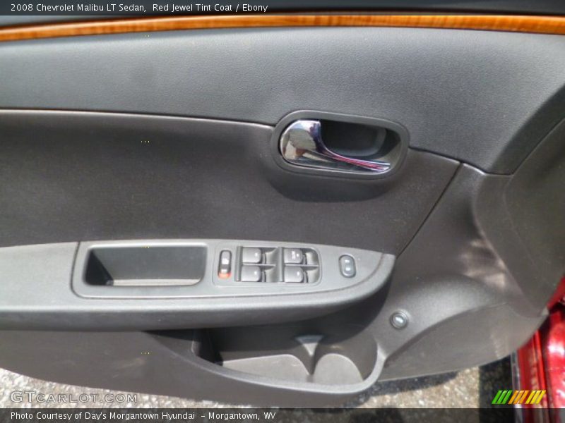 Red Jewel Tint Coat / Ebony 2008 Chevrolet Malibu LT Sedan