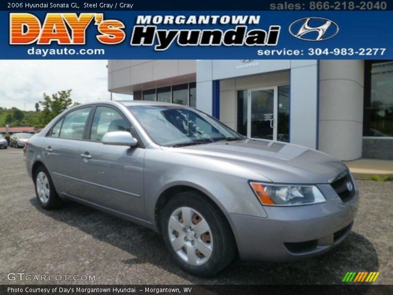 Steel Gray / Gray 2006 Hyundai Sonata GL