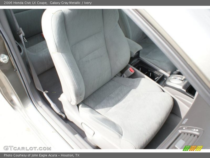 Galaxy Gray Metallic / Ivory 2006 Honda Civic LX Coupe